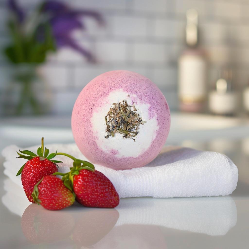 Çilek tagamly hammam topy