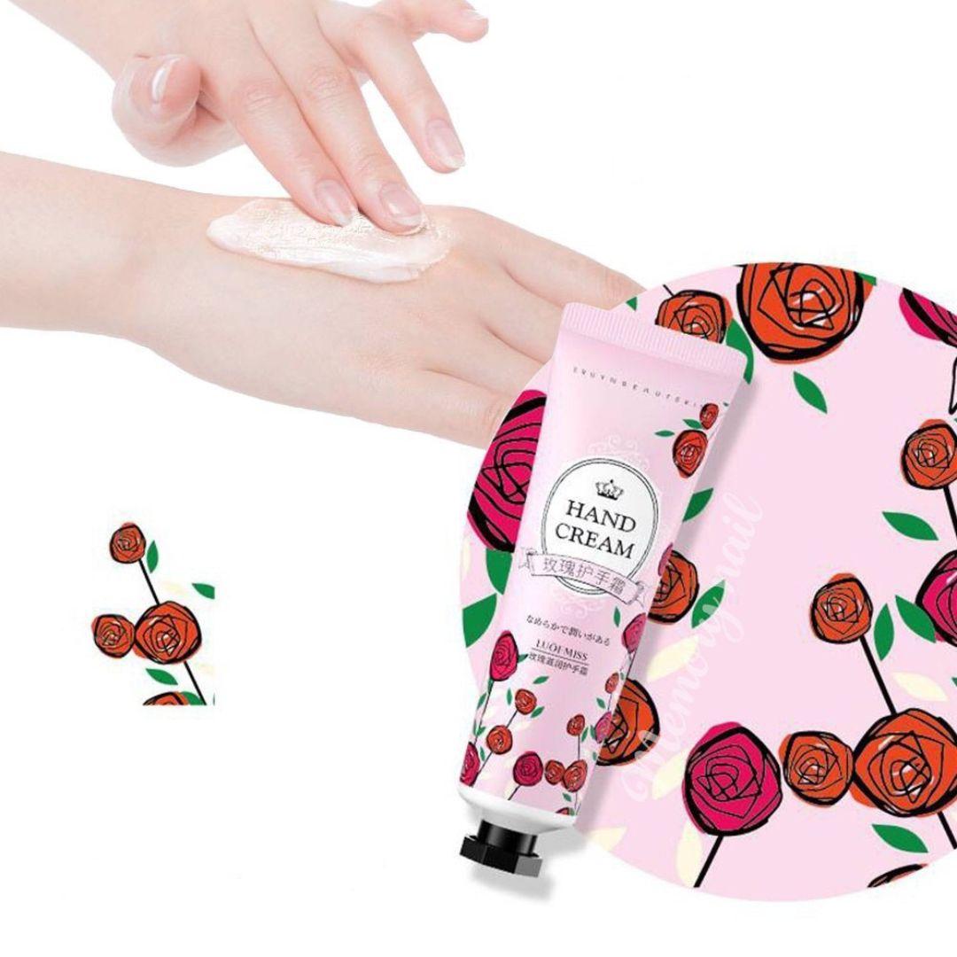 LUOFMISS Maý gülüniň ekstrakti bilen el kremi 