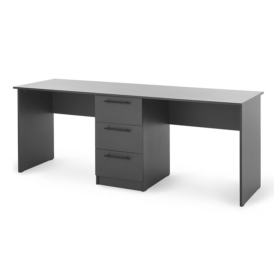 Akwarel DOUBLE Antrasit ýazuw - kompýuter stoly 