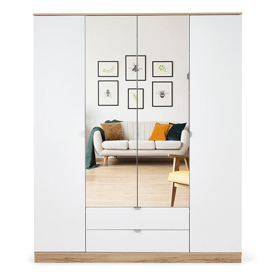 BRIDE, 4 gapyly şkaf, ýüz görülýän aýnaly