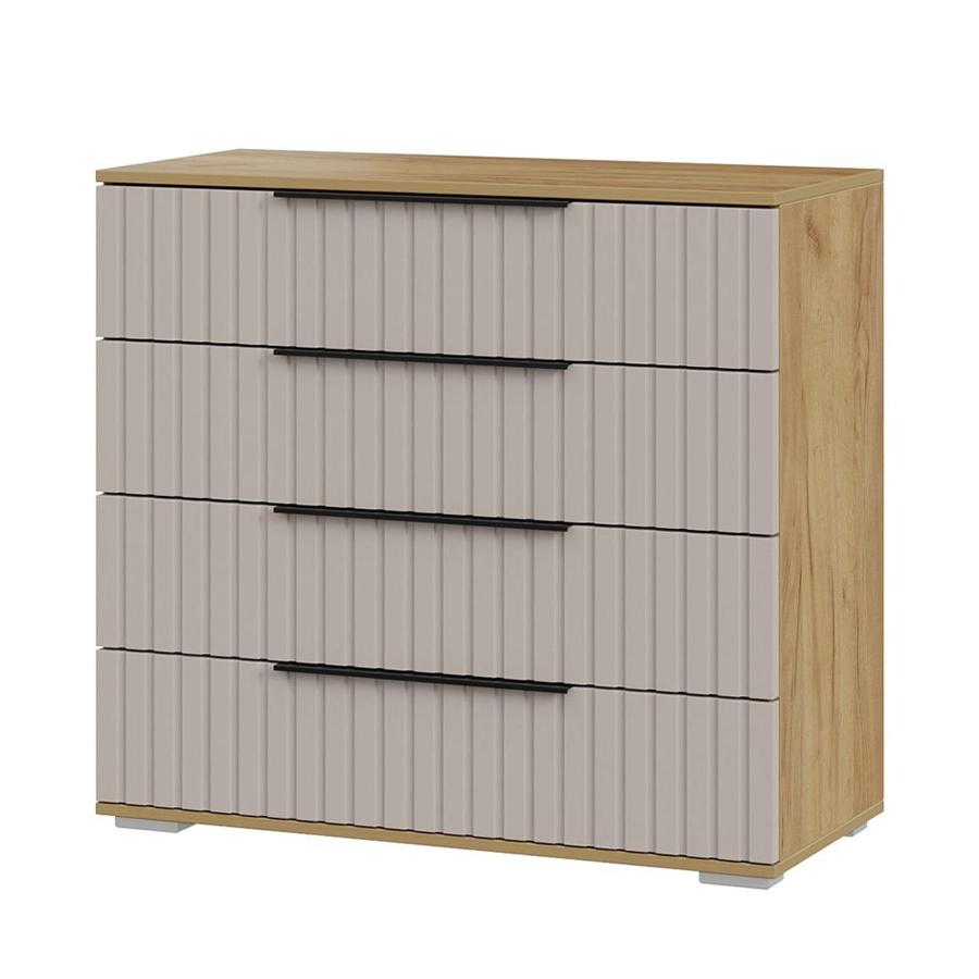 Hilton komody 4 çekmeli, mokko 