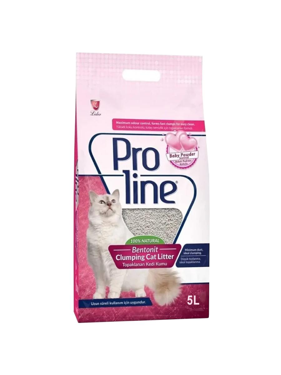 Pişikler üçin Proline hoşboý Pudra ysy bilen bentonit doldurgyjy 5L