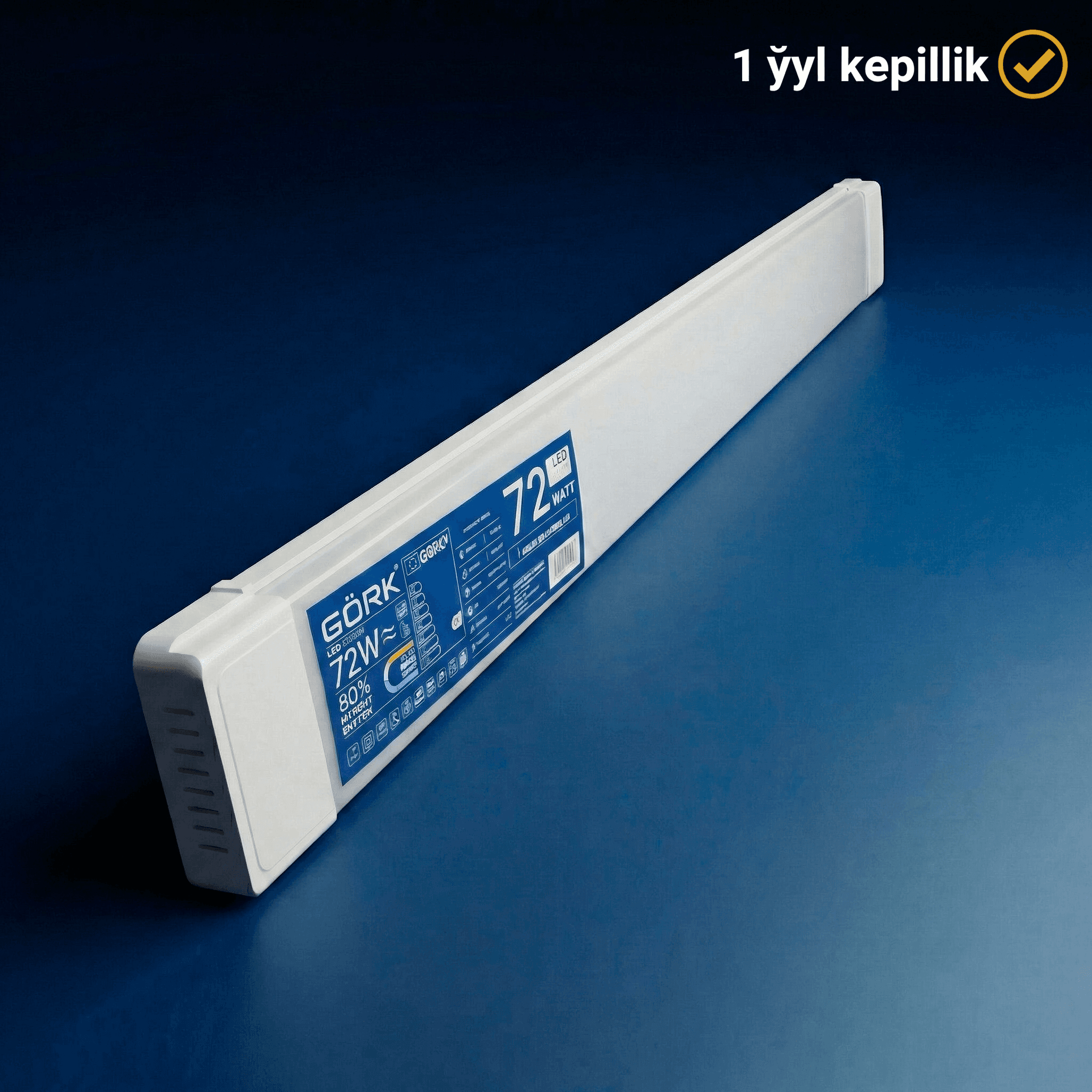 LED yşyklandyryjy G.Ö.R.K. 72w_batten_6500k