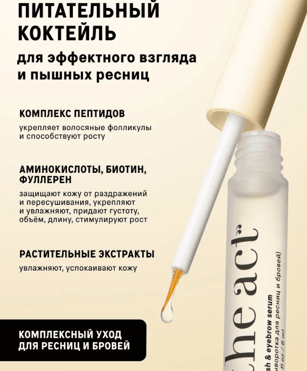 Gaş we kirpik üçin syworotka