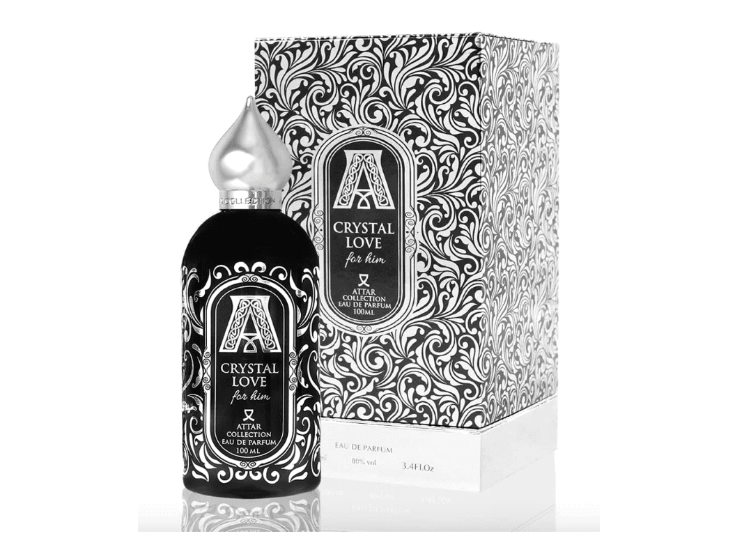 Parfýumirlenen suw ATTAR COLLECTION CRYSTAL LOVE FOR HIM (M) EDP 100 ml AE, erkekler üçin