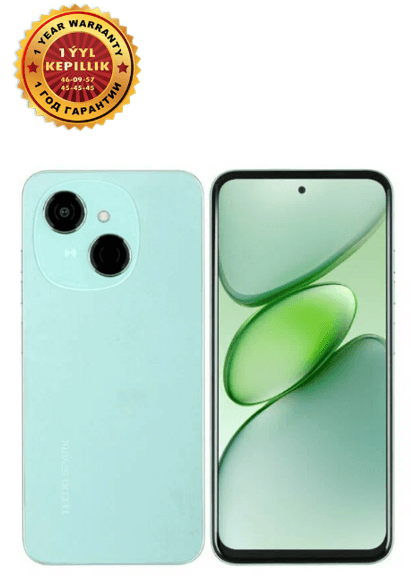 Smartfon Tecno SPARK GO 1 4/64 GB, ýaşyl