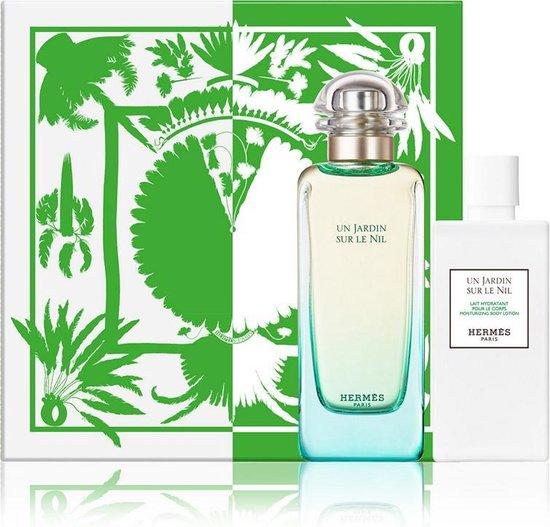 Tualet suwunyň sowgat toplumy HERMES UN JARDIN SUR LE NIL (U) EDT 100 ml + MOISTURIZING BODY LOTION 80 ml FR