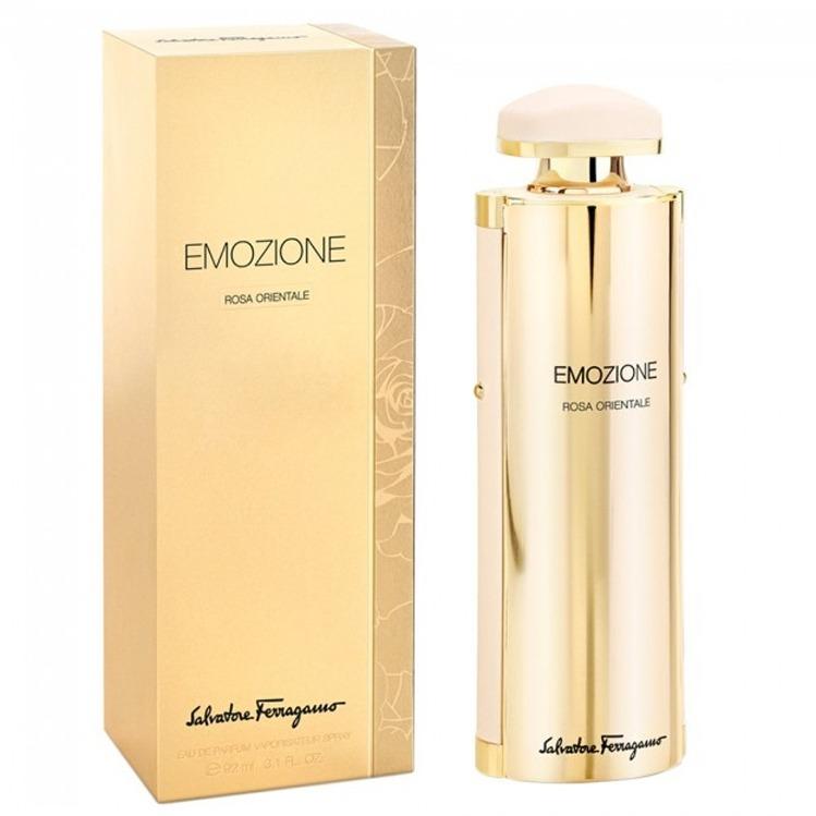 Parfýumirlenen suw SALVATORE FERRAGAMO EMOZIONE ROSA ORIENTALE (W) EDP 92 ml IT