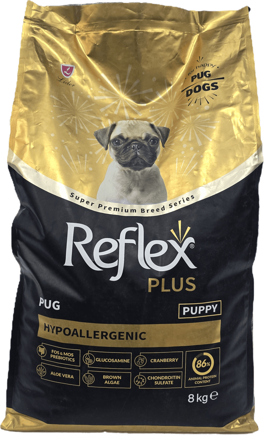 Reflex Plus gold gury korm kiçi it uçin mops poroda 1kg