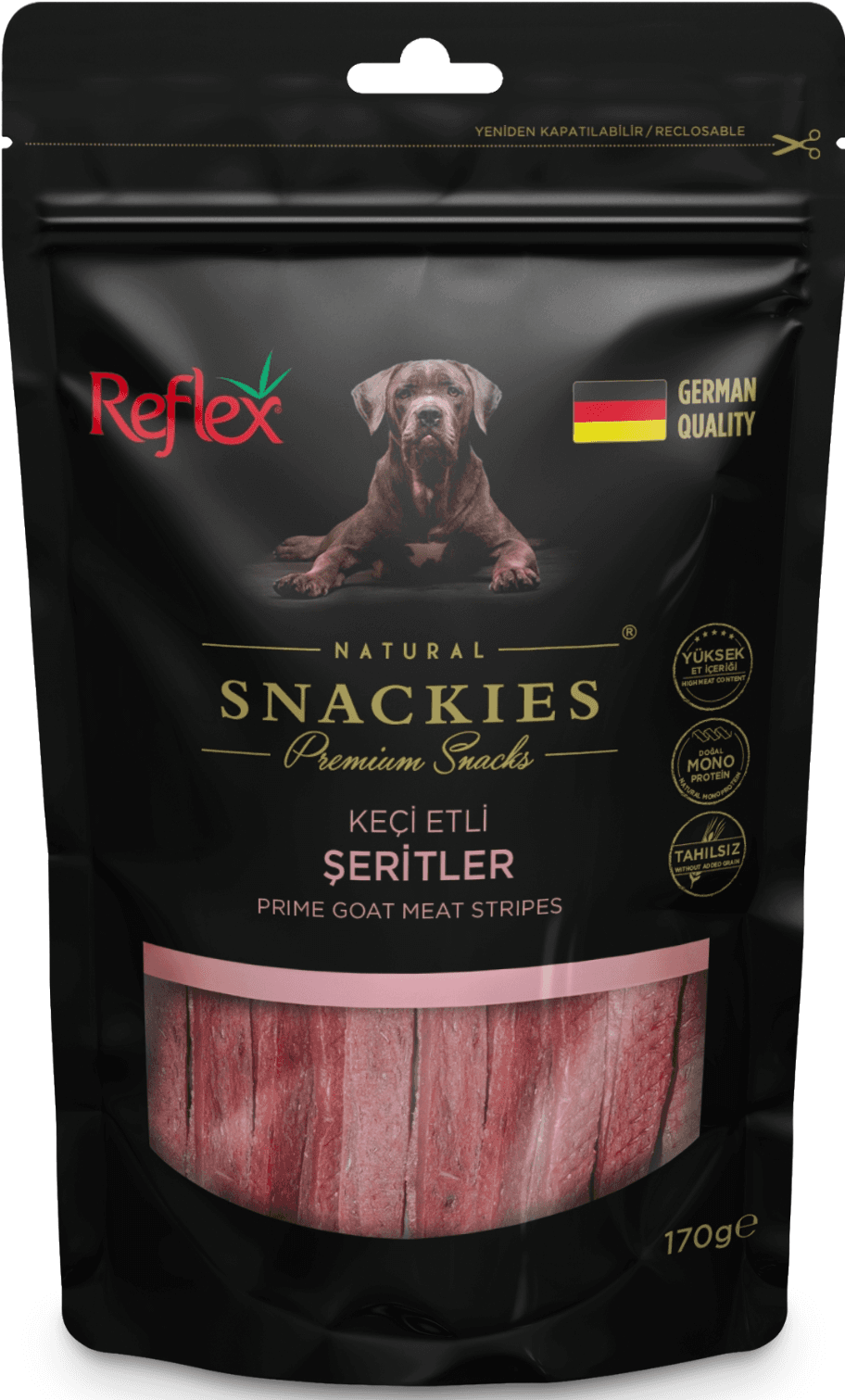 Reflex snackies lakomstwa it uçin keçi etli 170gr 