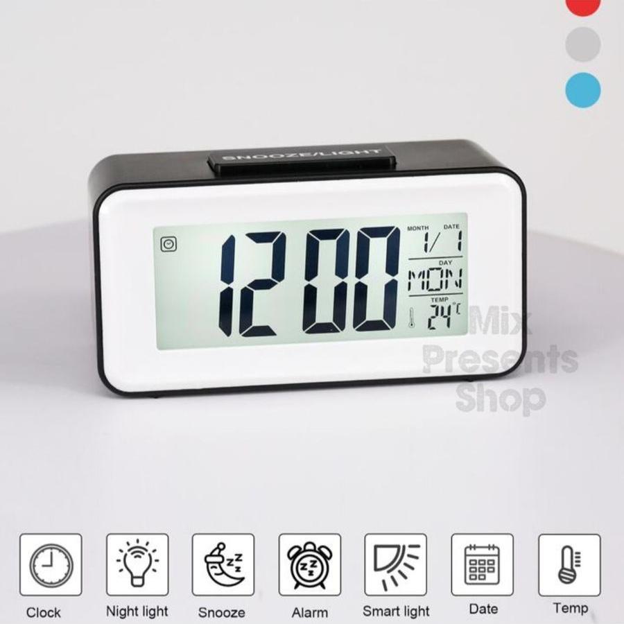 Elektron sagat - budilnik (senesi, temperaturasy, yşyk çyrasy)