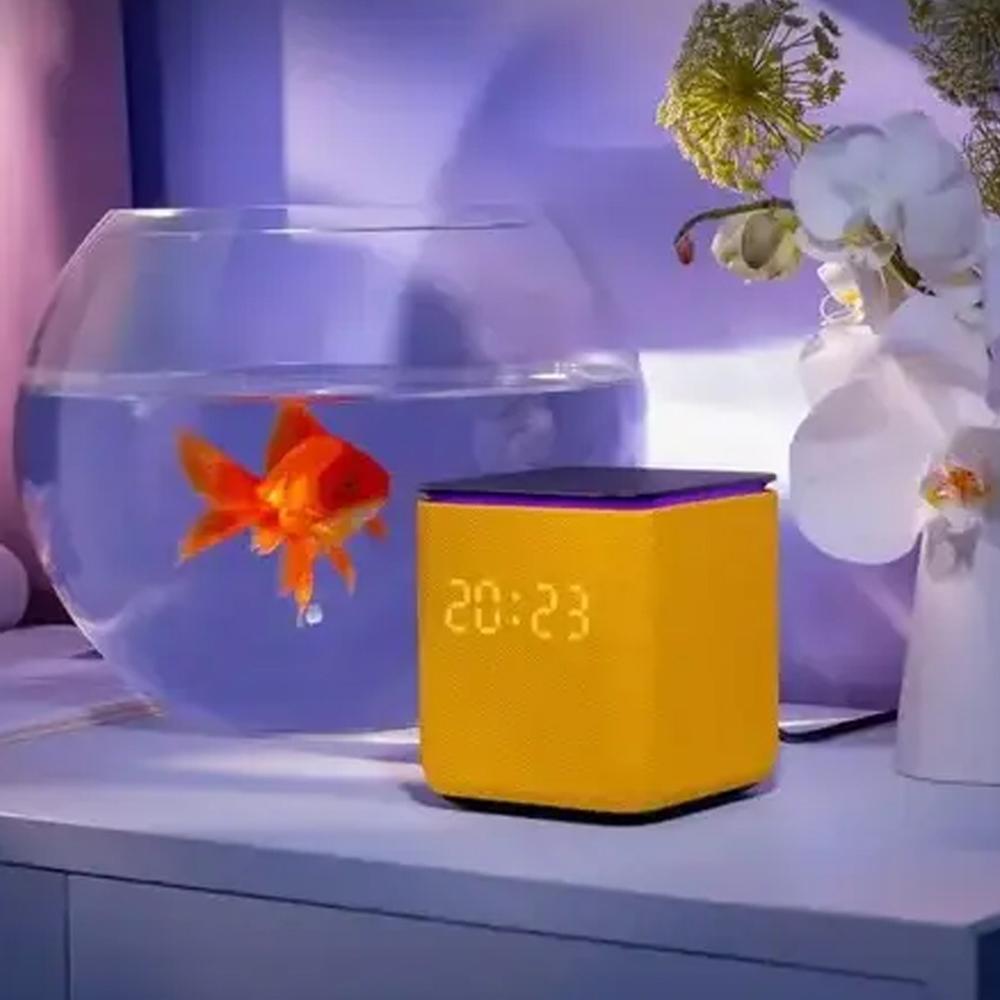 Akylly gürleýji-kolonka Yandex stansiýa Alisa we Zigbee bilen, mämişi