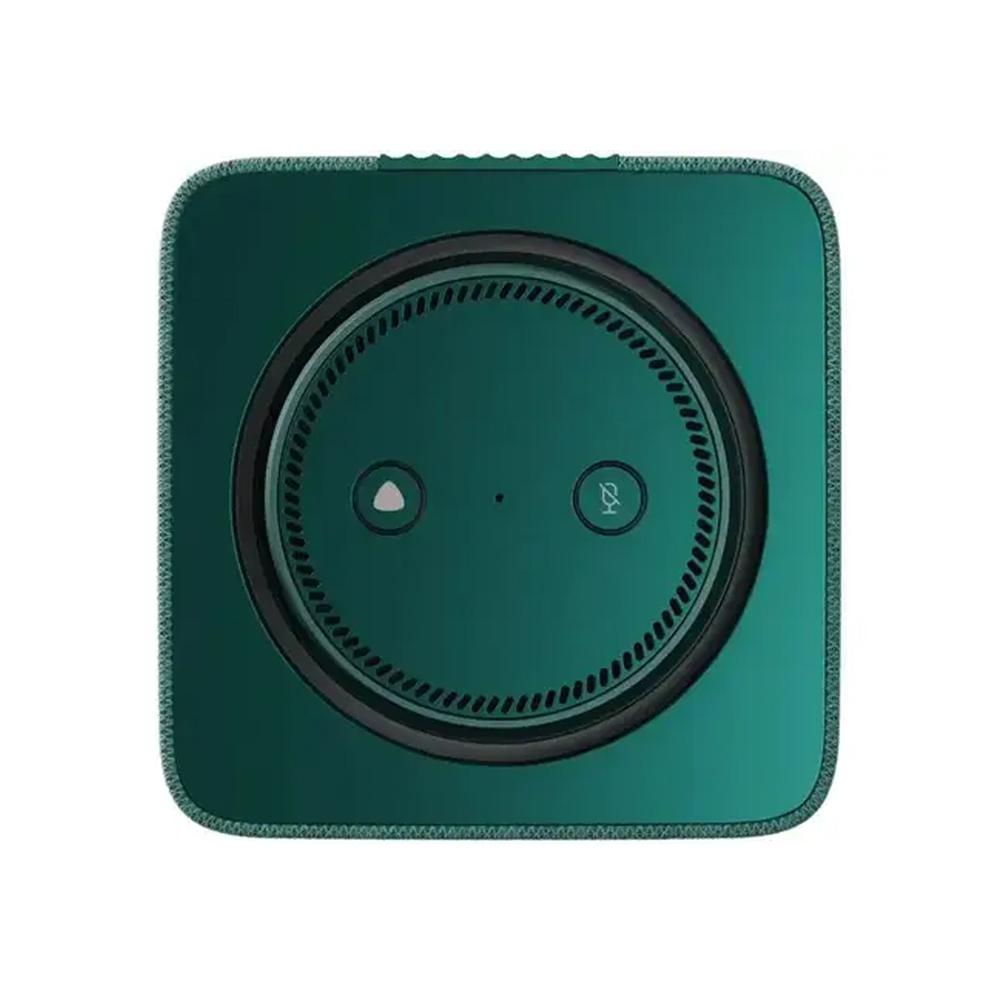 Akylly kolonka Yandex stansiýa Alisa we Zigbee bilen ýaşyl reňkli