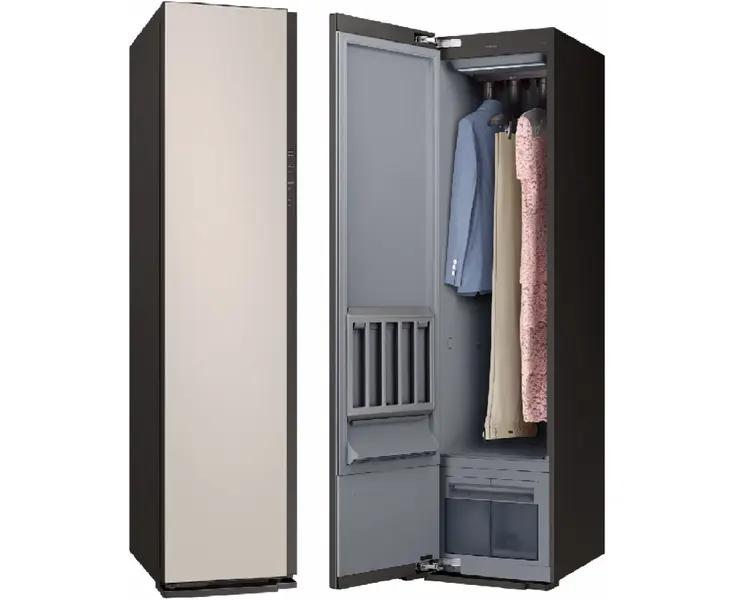 Egin-eşiklere ideg etmek üçin bugly şkaf Samsung DF60A8500EG/LP