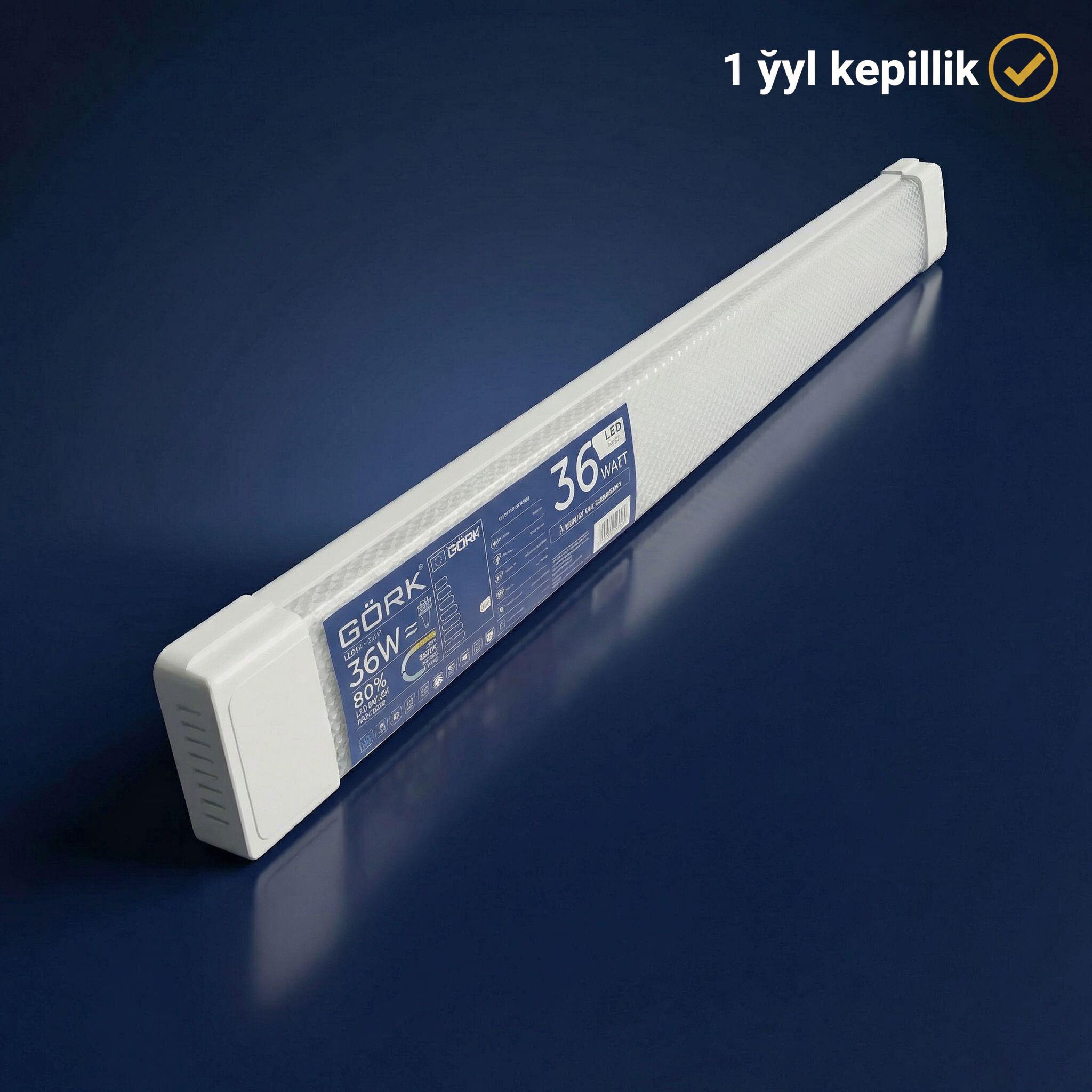 LED yşyklandyryjy G.Ö.R.K. 36w_batten_6500k